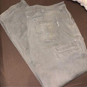 Duluth Trading Co Men's Gray Cargo Pants